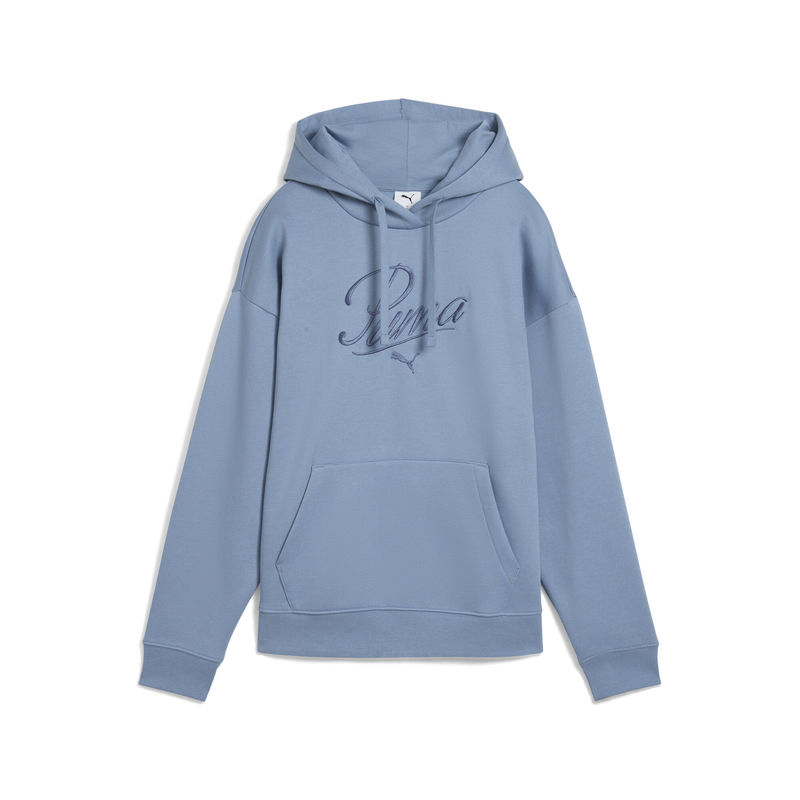 Ženski duks sa kapuljačom Puma Ess script comfort hoodie fl