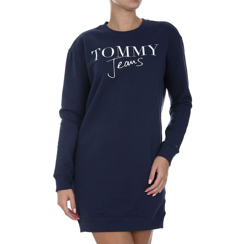 Ženska haljina TOMMY HILFIGER TJW LOGO SWEATSHIRT 