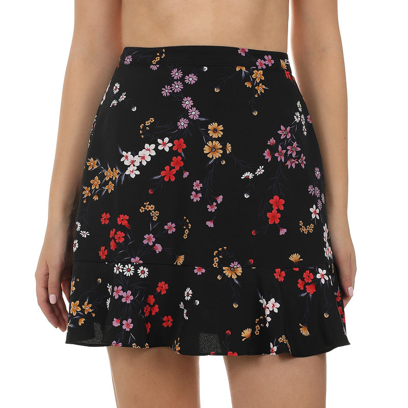 Ženska suknja Tommy Hilfiger TJW FLORAL ZIP SKIRT