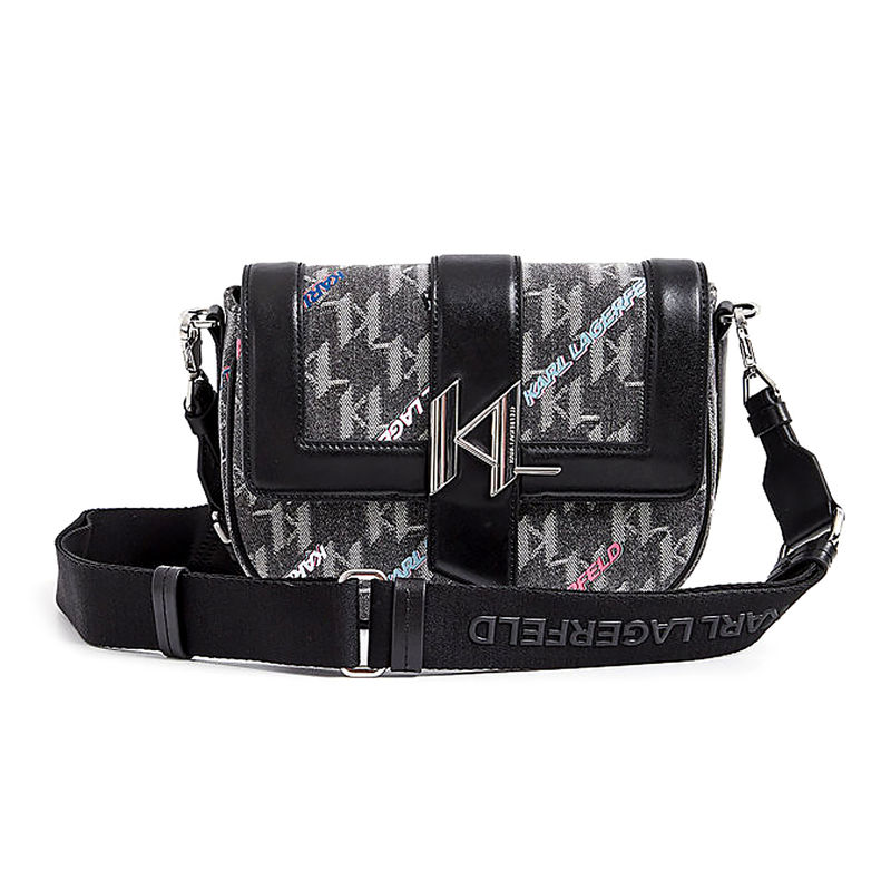 Ženska torba Karl Lagerfeld K/SADDLE SP DENIM PRINT MD SB