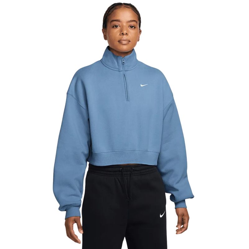Ženski duks Nike W nk stdo flc mw os crop qz