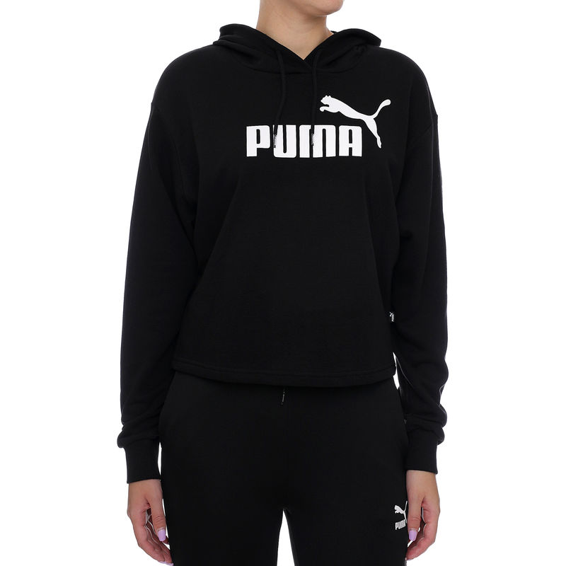 Ženski duks PUMA ESS+ Logo Cropped Hoody