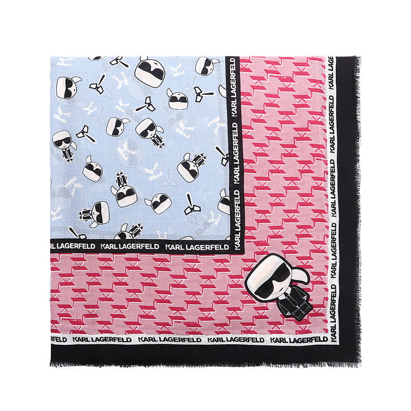 Ženska ešarpa Karl Lagerfeld K/IKONIK SEASONAL AOP SCARF