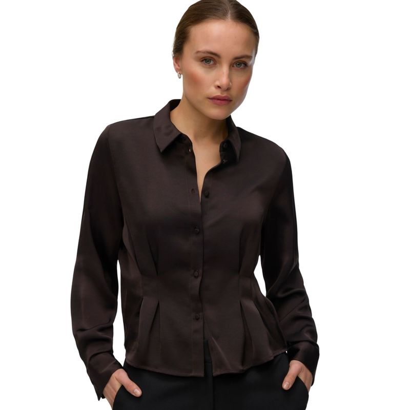 Ženska košulja Vero Moda Miro l/s fitted shirt wvn