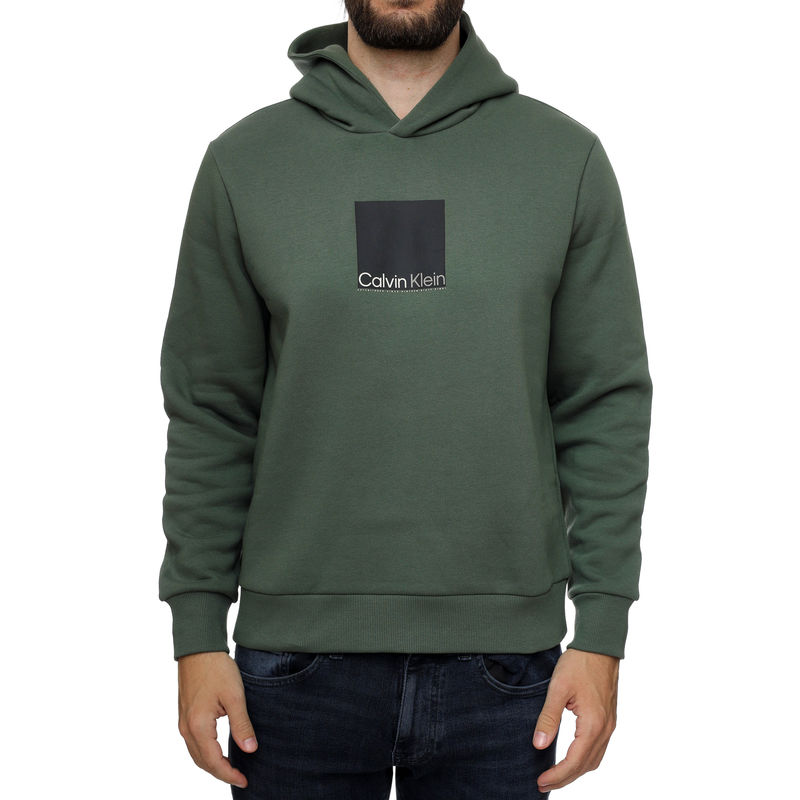 Muški duks Calvin Klein Square Logo Hoodie