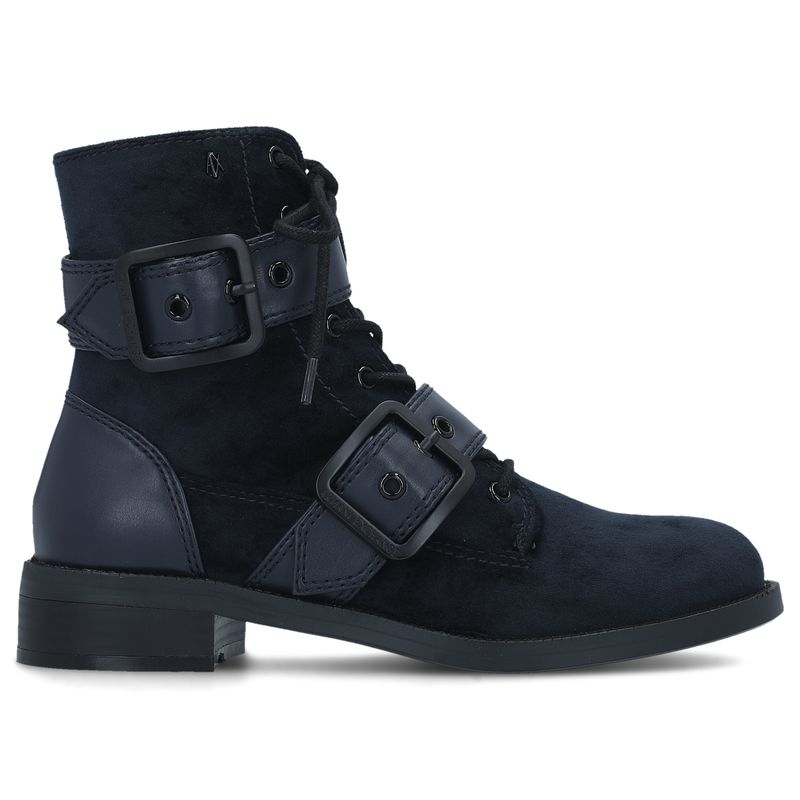 Ženske čizme Armani Exchange LEATHER BOOT