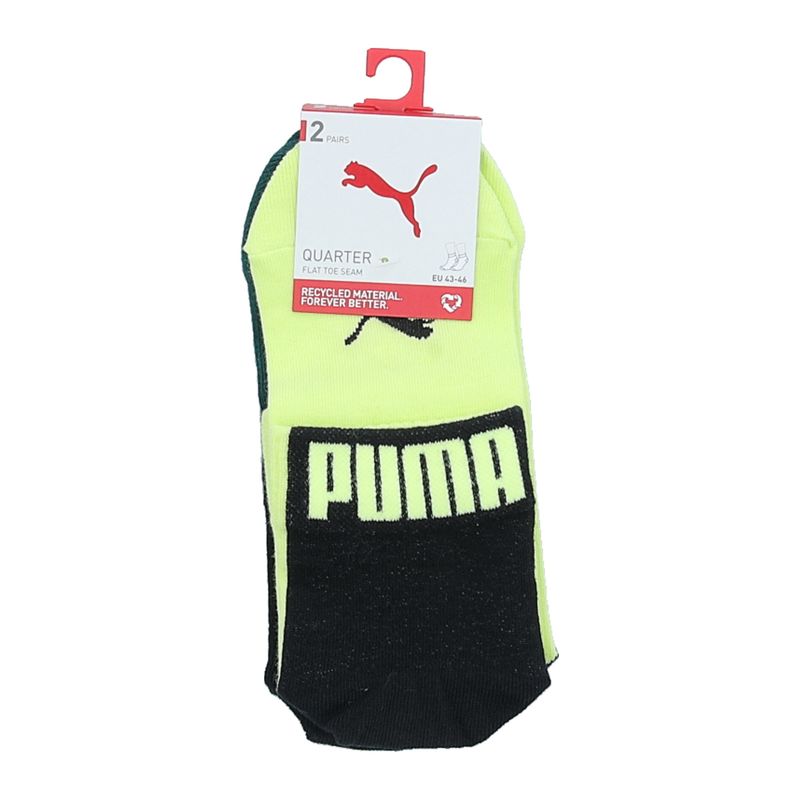 Muške čarape Puma Men Logo Block Quarter 2P