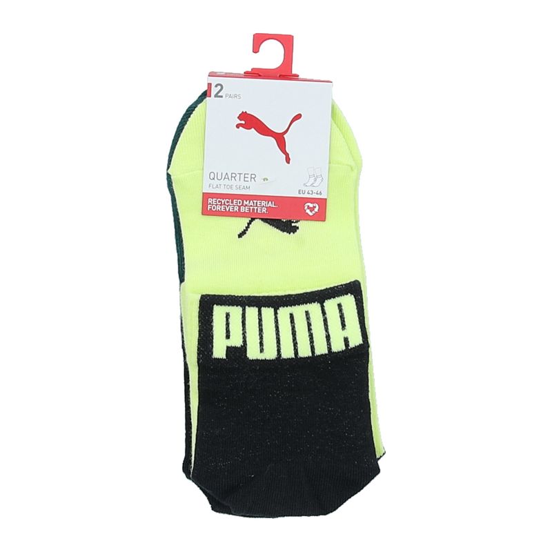 Muške čarape Puma MEN LOGO BLOCK QUARTER 2P