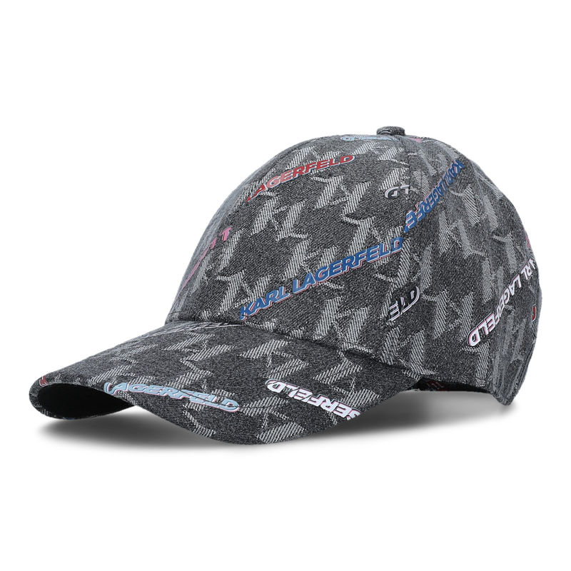 Ženski kačket Karl Lagerfeld K/MONOGRAM DNM PRINT CAP