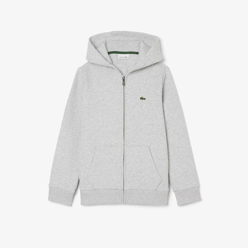 Dečiji duks sa zipom i kapuljačom Lacoste