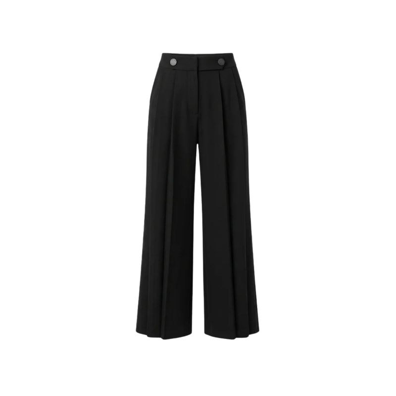 Ženske pantalone Maite Pleated trousers with buckle and snaps