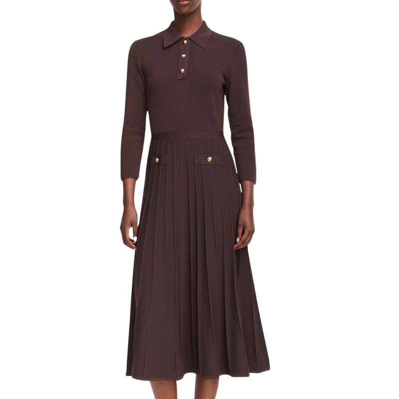 Ženska haljina Michael Kors Polo Flare Midi Dress