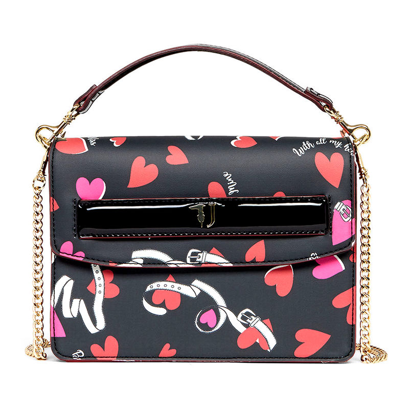 Ženska torba TRUSSARDI SHOULDER BAG ECOLEATHER WITH PRINT