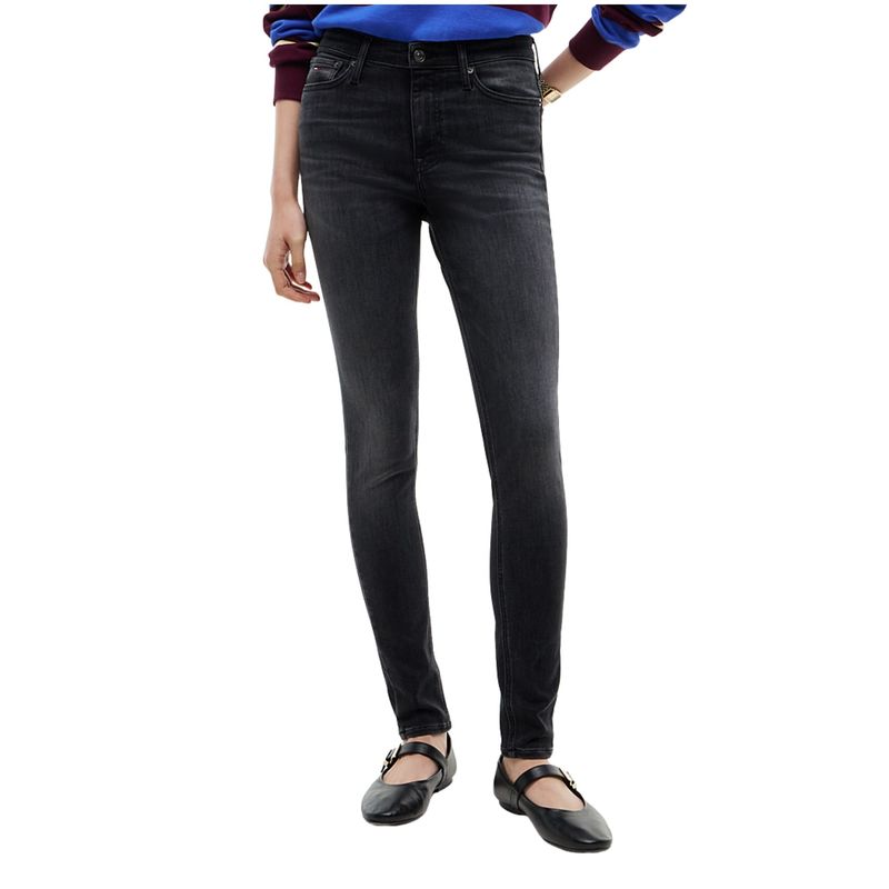Ženske pantalone Tommy Hilfiger nora mid rise skinny dj1283