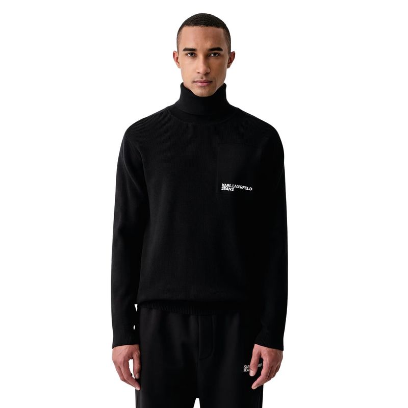Muška rolka Karl Lagerfeld Jeans regular rollneck sweater