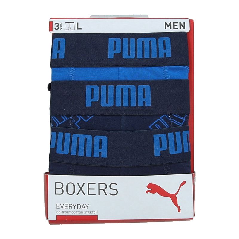 Muške bokserice Puma MEN BOXER LOGO AOP 3P