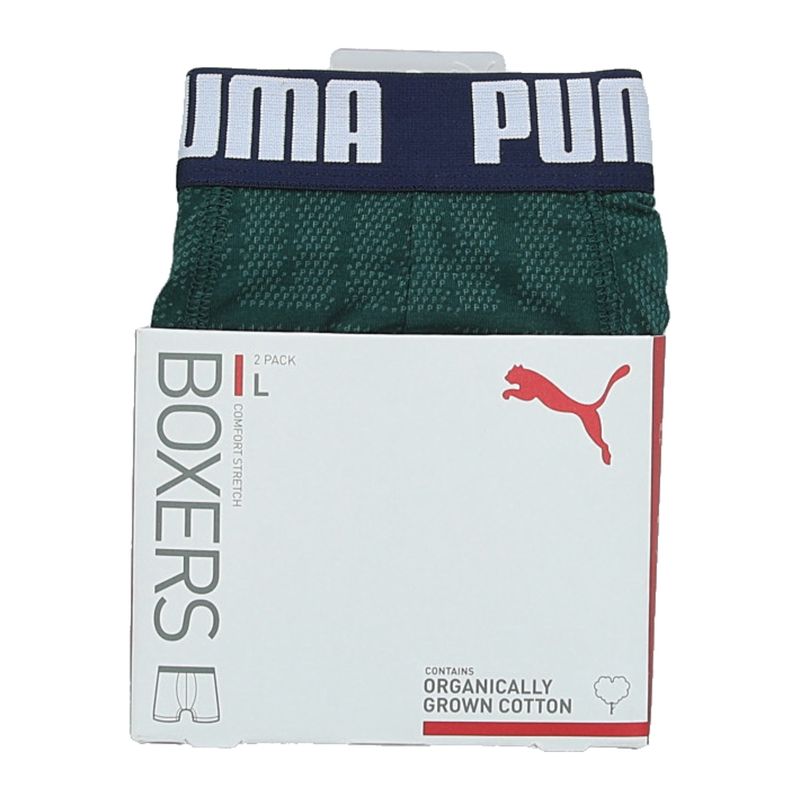 Muške bokserice Puma Men logo print boxers 2p