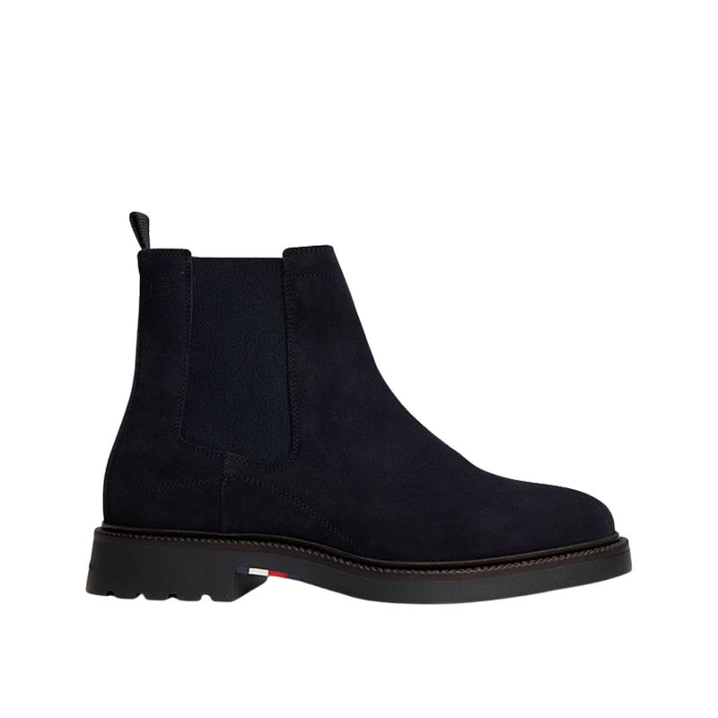 Muške čizme Tommy Hilfiger corporate casual suede chelsea