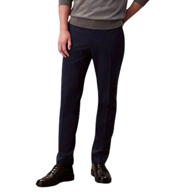 Muške pantalone Calvin Klein italian wool blend slim trouser