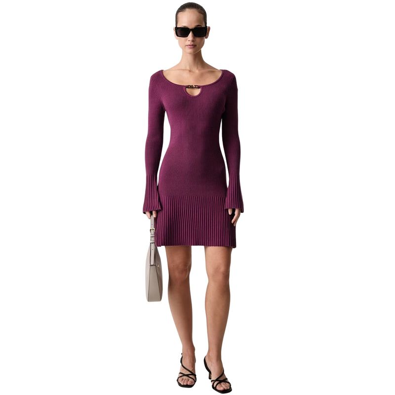 Ženska haljina Karl Lagerfeld Jeans metal logo knit dress