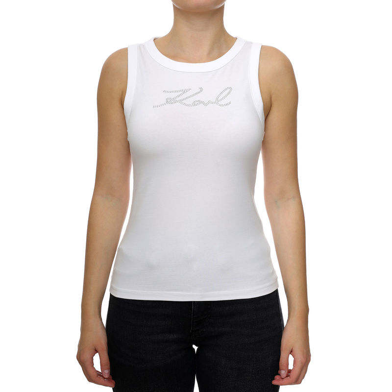 Ženska majica Karl Lagerfeld Rhinestone Tank top