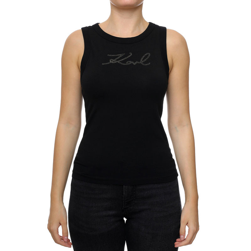 Ženska majica Karl Lagerfeld Rhinestone Tank top