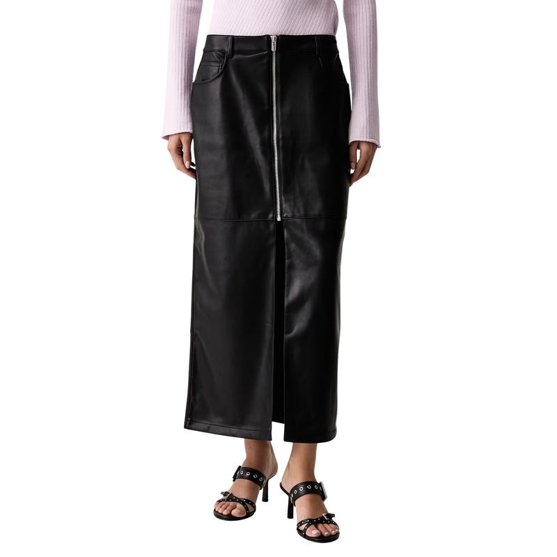Ženska suknja Karl Lagerfeld Jeans pu midi skirt