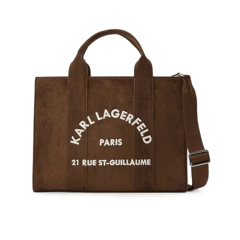 Ženska torba Karl Lagerfeld K/rsg md square tote suede