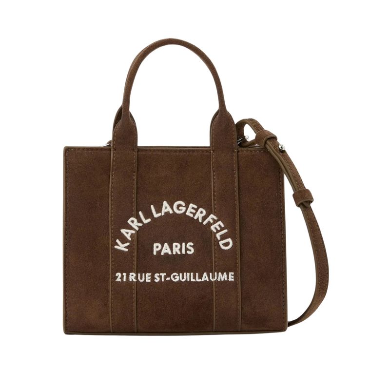 Ženska torba Karl Lagerfeld K/rsg mn square tote suede