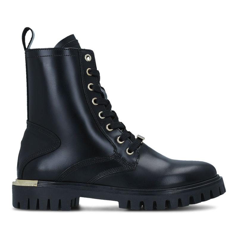 Ženske TOMMY HILFIGER POLISHED LEATHER LACE UP BOOT