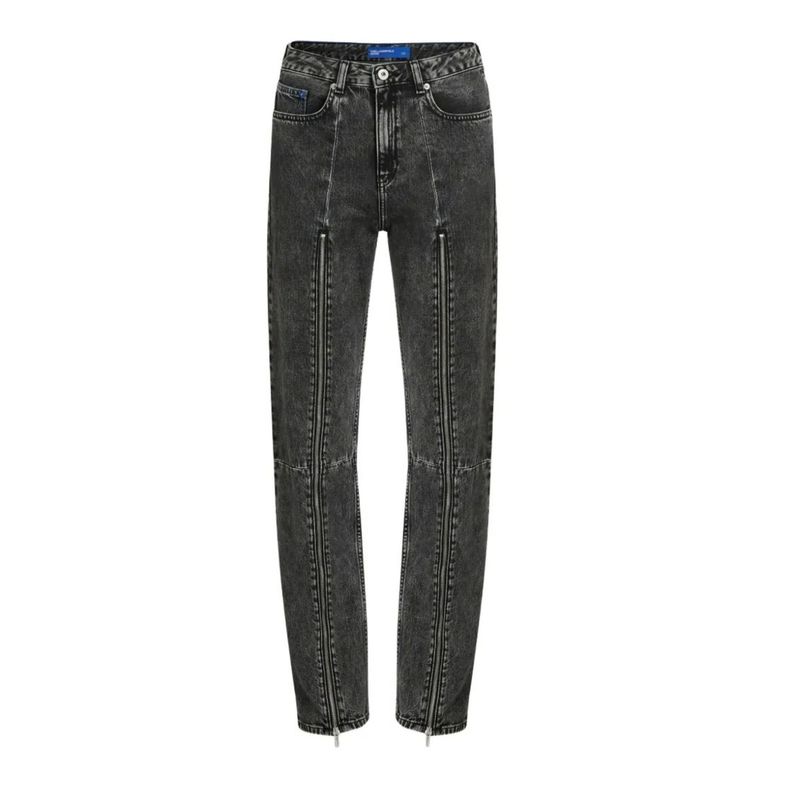 Ženske farmerke Karl Lagerfeld Jeans hr straight zip denim