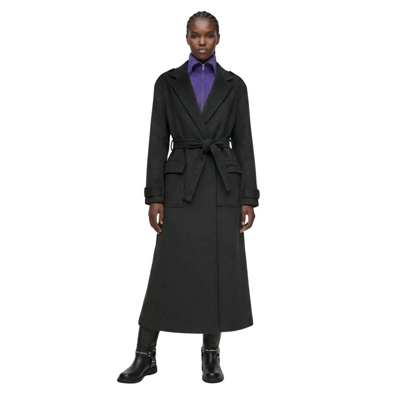 Ženski kaput Karl Lagerfeld Jeans logo coat
