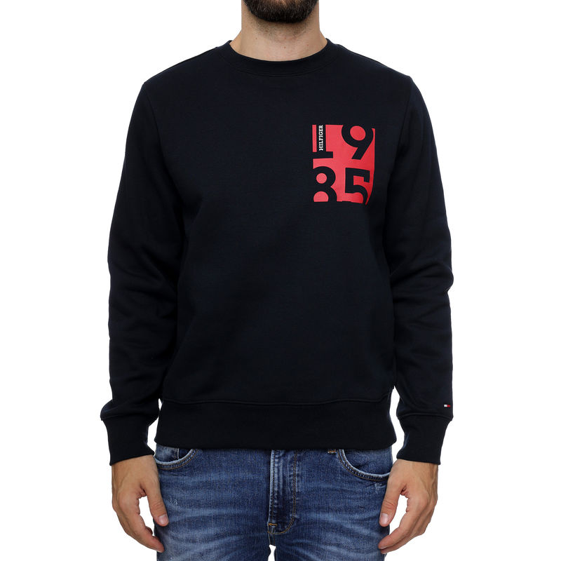 Muški duks Tommy Hilfiger Chest Print Crewneck