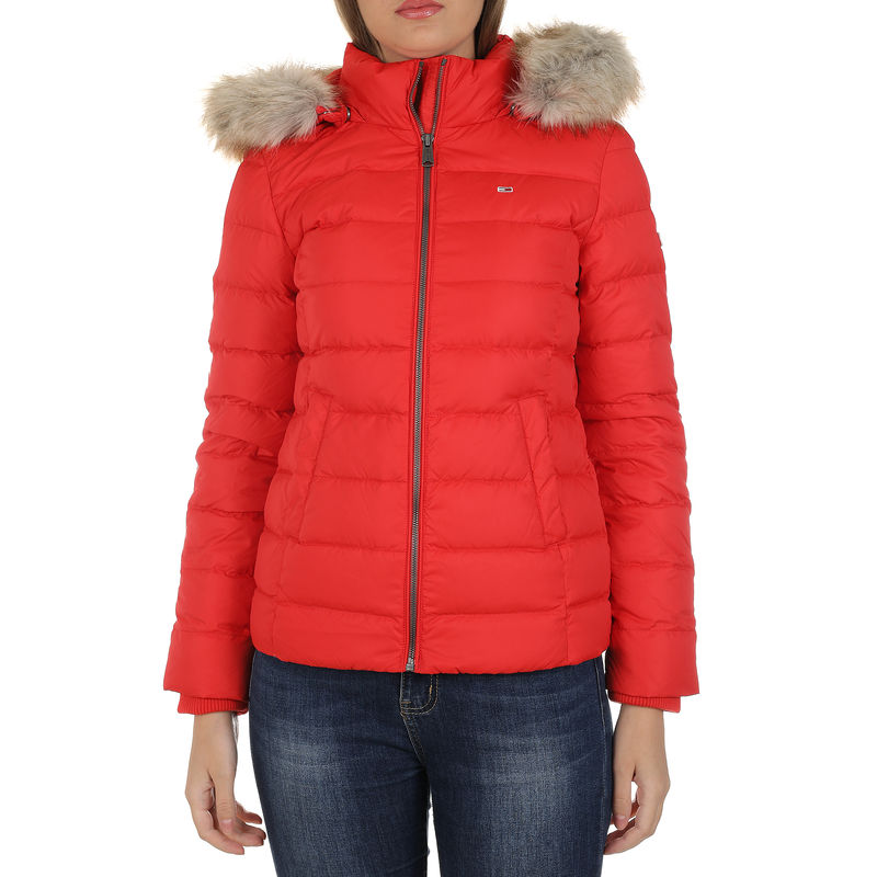 Ženska zimska jakna Tommy Hilfiger TJW ESSENTIAL HOODED DOWN