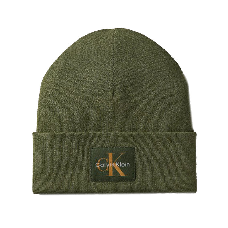 Muške zimska kapa Calvin Klein monologo patch beanie