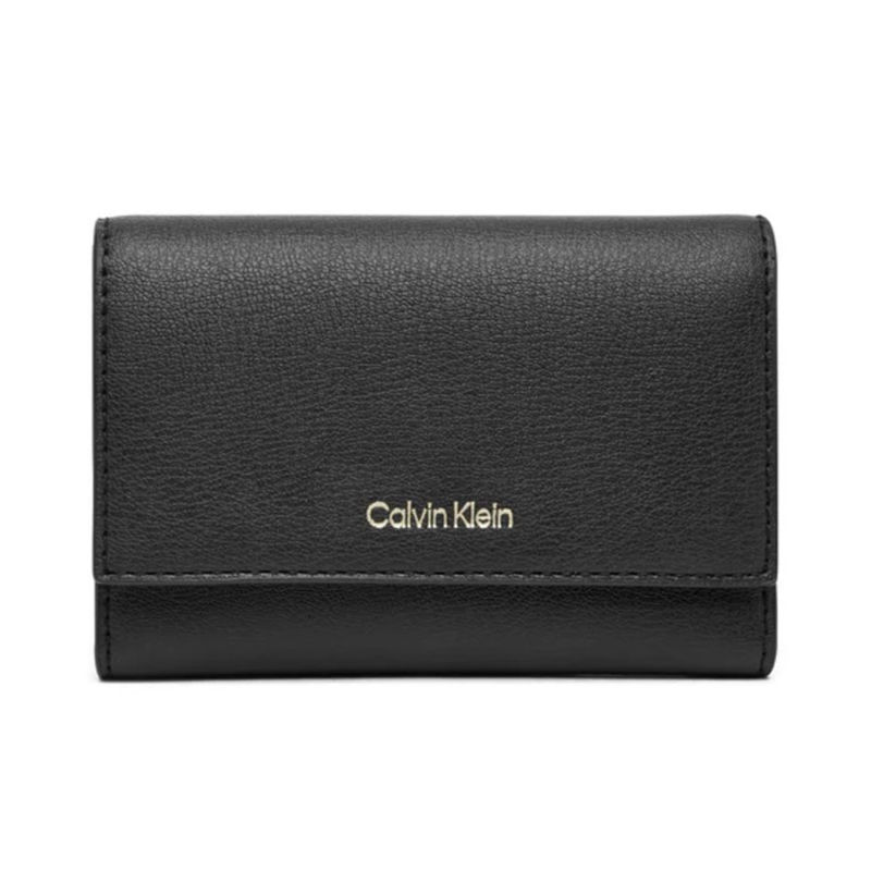 Ženski novčanik Calvin Klein foil logo trifold w/ zip pocket
