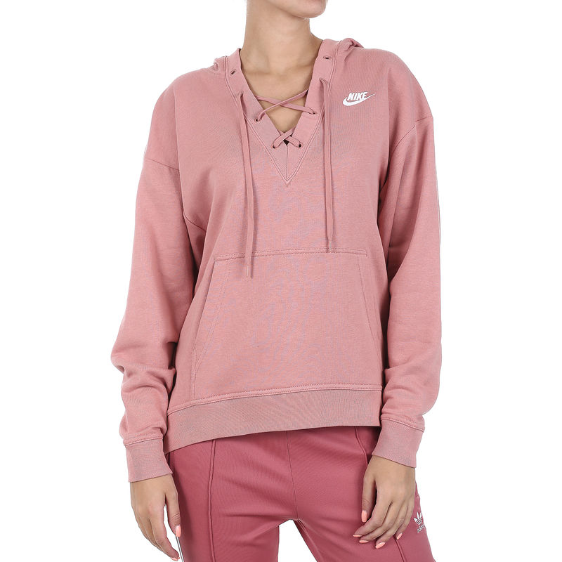 Ženski duks Nike W NSW CLUB HOODIE LACEUP