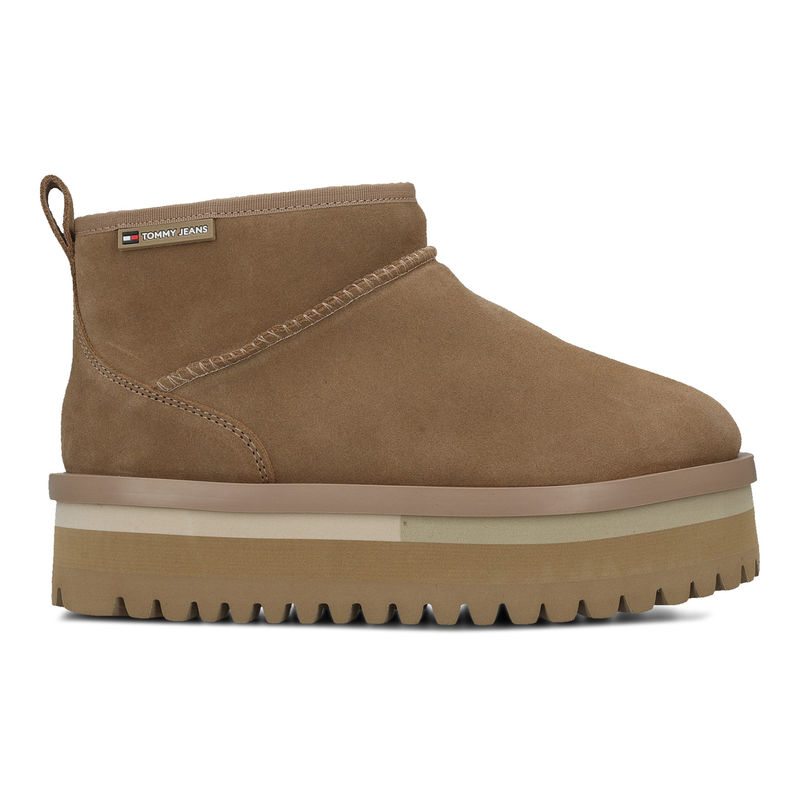 Ženske čizme Tommy Hilfiger Tjw flatform snow boot suede