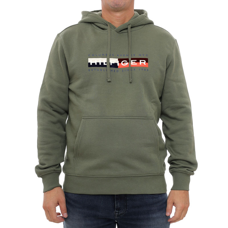 Muški duks Tommy Hilfiger Th colour block graphic hoodie