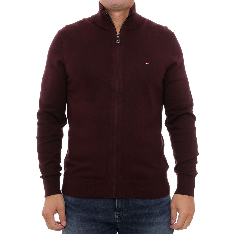 Muški džemper Tommy Hilfiger Pima org ctn cashmere zip thru