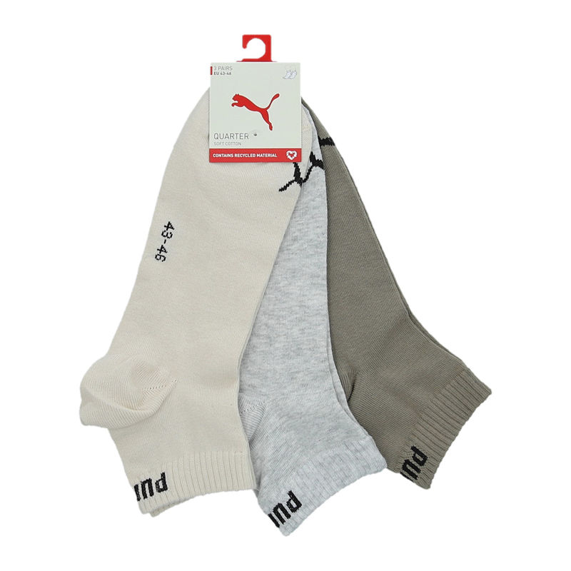 Unisex čarape Puma Quarter Plain 3P