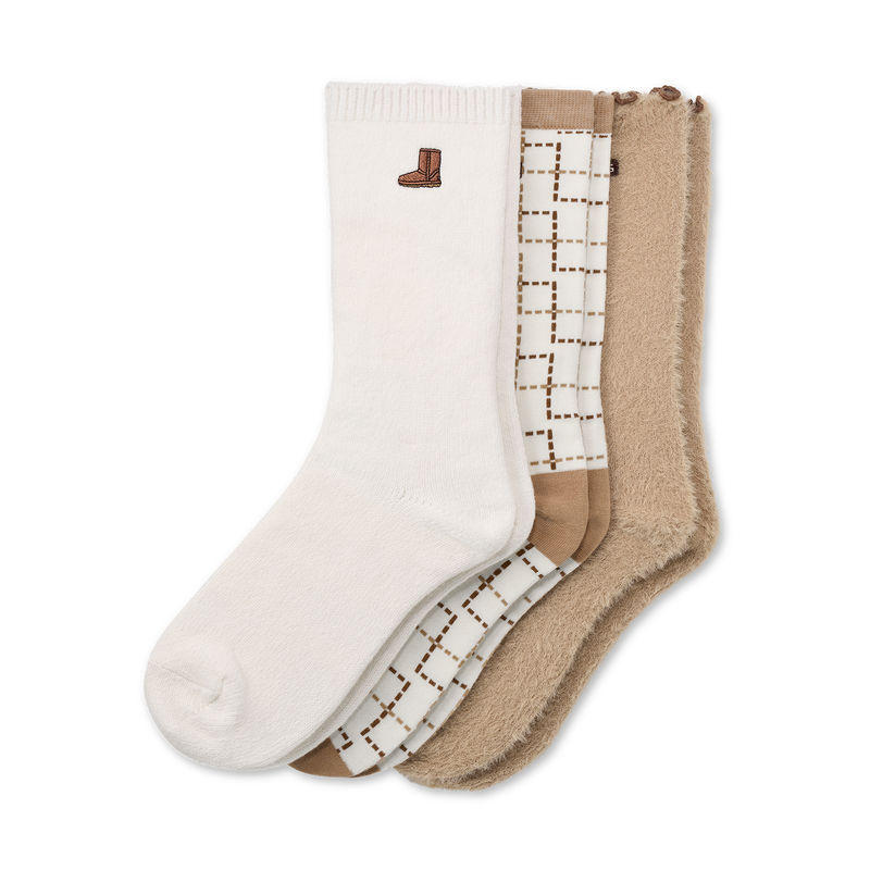 Ženske čarape Ugg Classic crew 3 pack