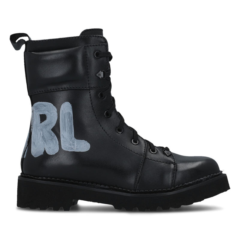 Ženske čizme Karl Lagerfeld KADET II HI LACE BOOT