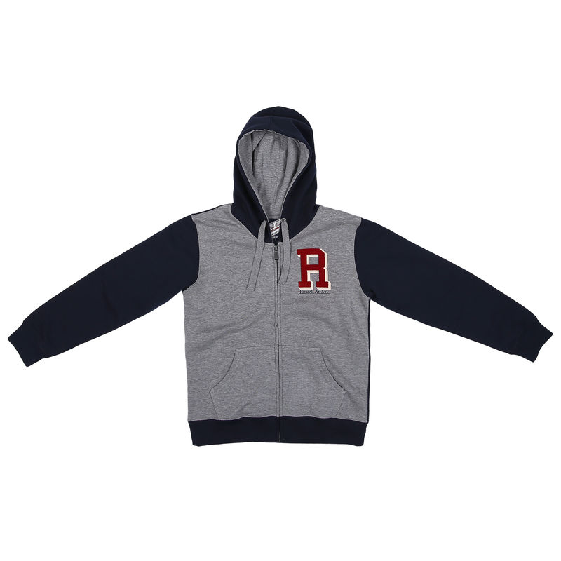 Dečiji duks Russell Athletic ZIP THROUGH HOODY-'R' PRINT