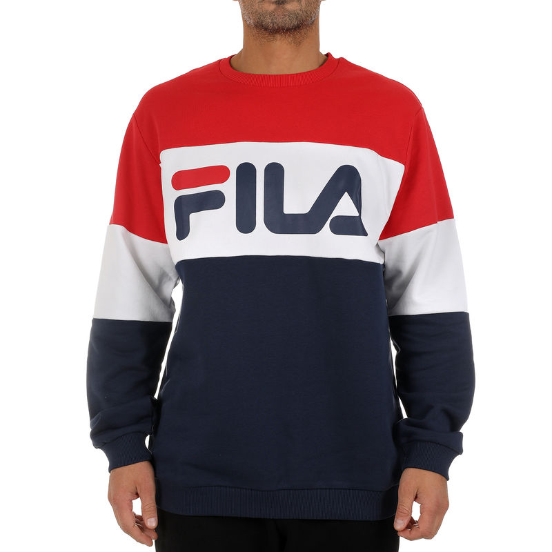 Muški duks Fila MEN STRAIGHT BLOCKED CREW