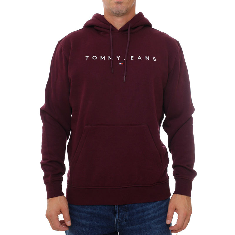 Muški duks Tommy Hilfiger Tjm reg linear logo hoodie ext