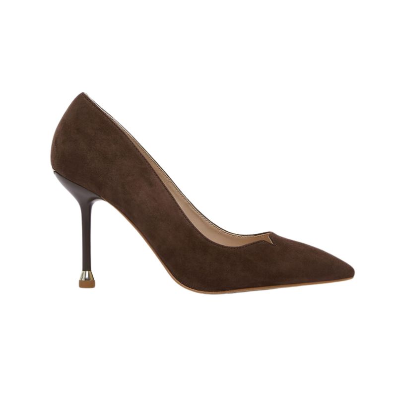 Ženske cipele sa štiklom Liu Jo My demi 04 - decollete kid suede ebano