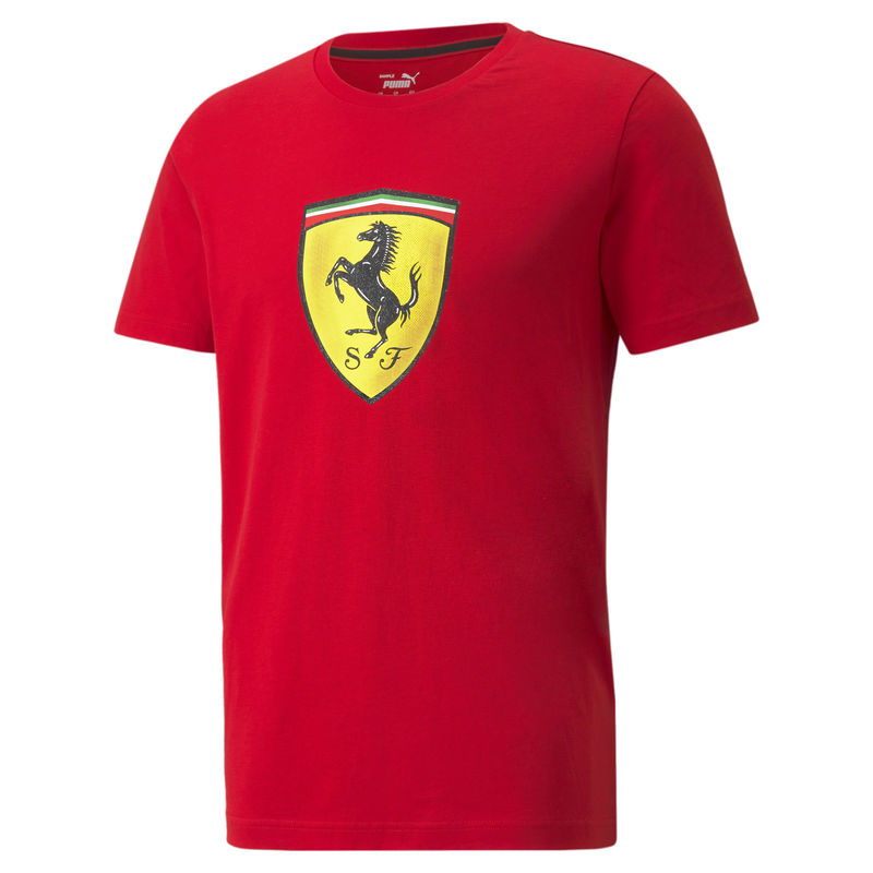 Muška majica Puma Ferrari Race Colored Big Shield Tee ross