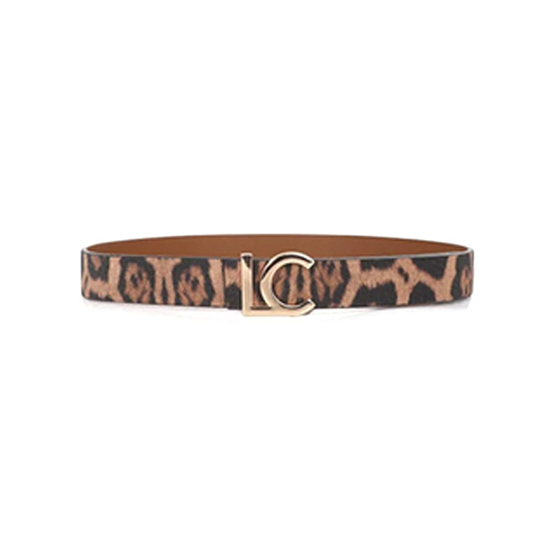 Ženski kaiš Lola Reversible belt with animal print and lc buckle