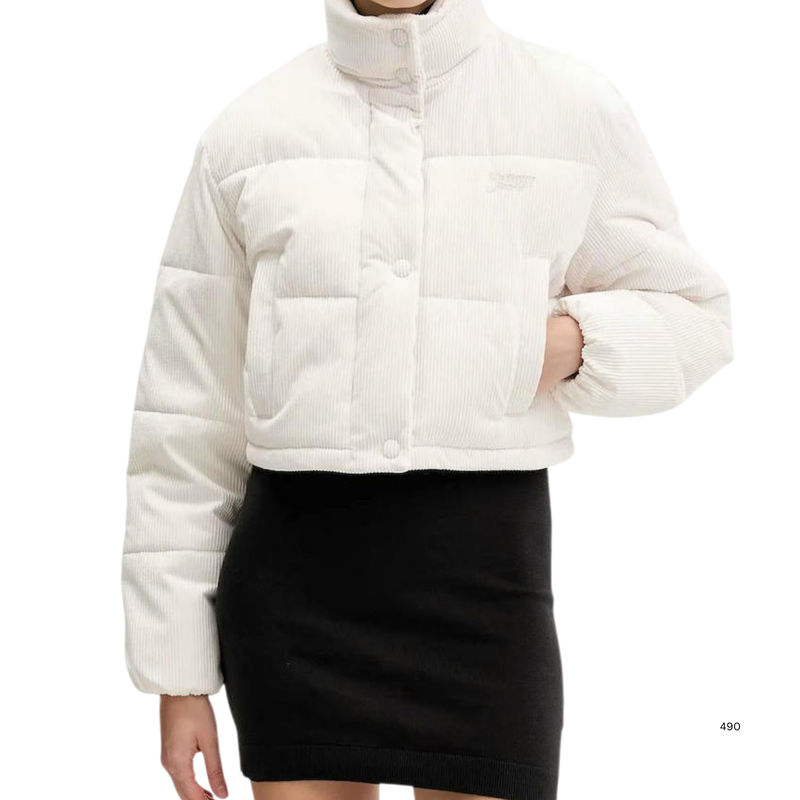 Ženska jakna Tommy Hilfiger Tjw cord puffer jacket ext